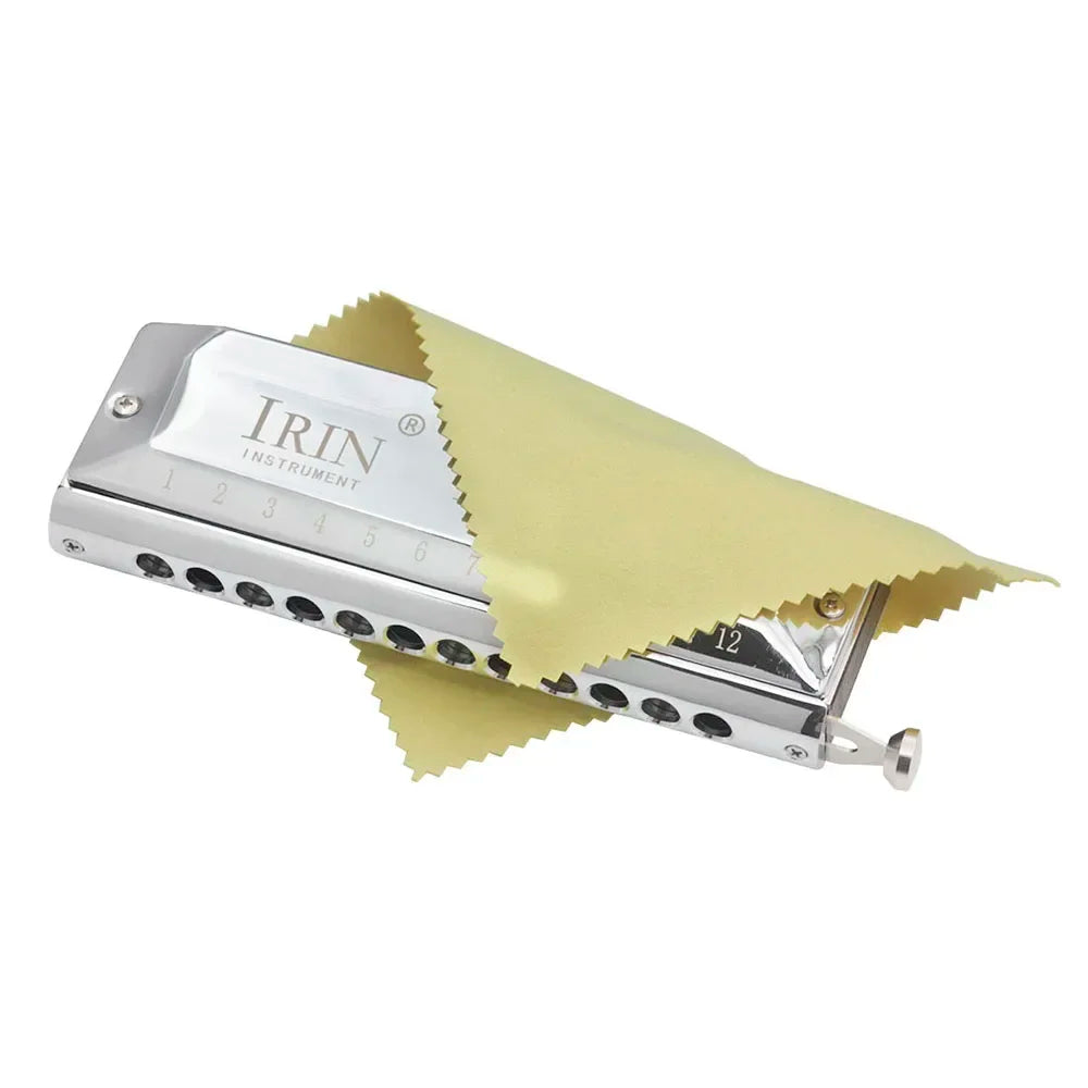 IRIN 12 Hole 48 Tone Harmonica &ndash; Chromatic Switch Pro