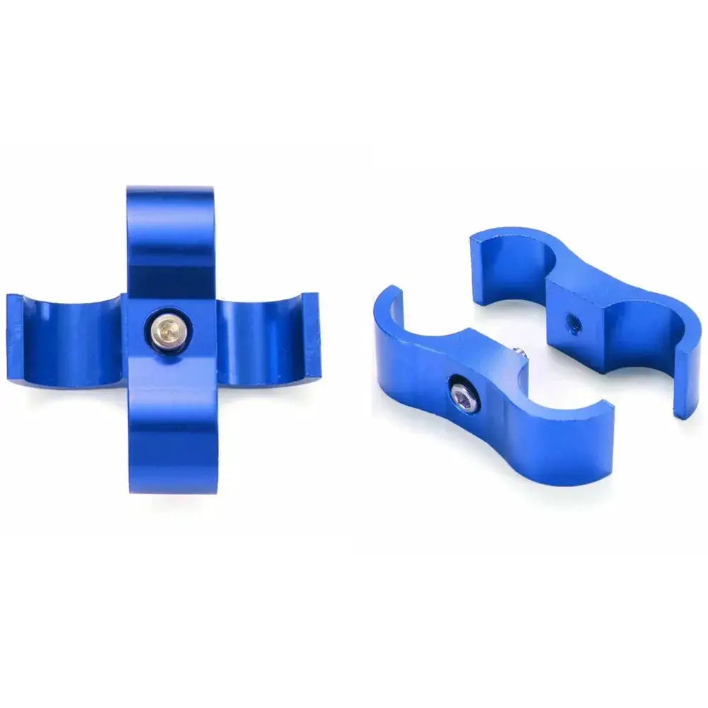 Universal AN4 AN6 AN8 AN10 Billet Oil Fuel Water Hose Tube Seprator Divider Clamp aluminum line separator Kit by InterCyprus Trading Ltd