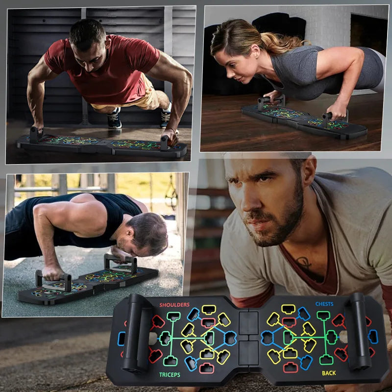 Multi-Function Push Up Board - Home Gym Equipment for Strength Training