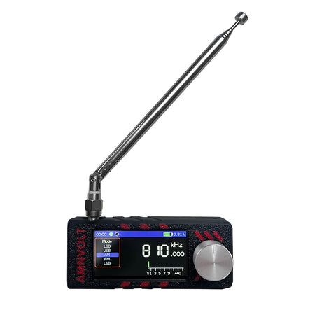 AMNVOLT V3 ATS MINI SI4732 Full Band DSP Radio with Headphone Amplifier with Tie rod antenna / CHINA