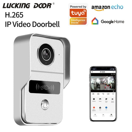 Tuya App 2.4G Wifi 1080P Video Doorbell &ndash; Remote Unlock