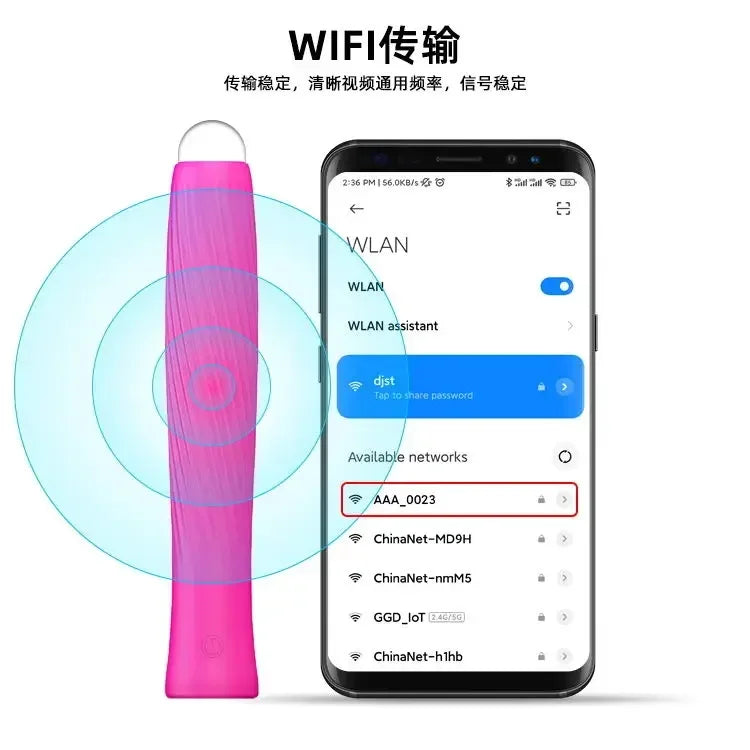 Portable Colposcope Endoscope 480P HD WiFi Camera &ndash; Self-exam