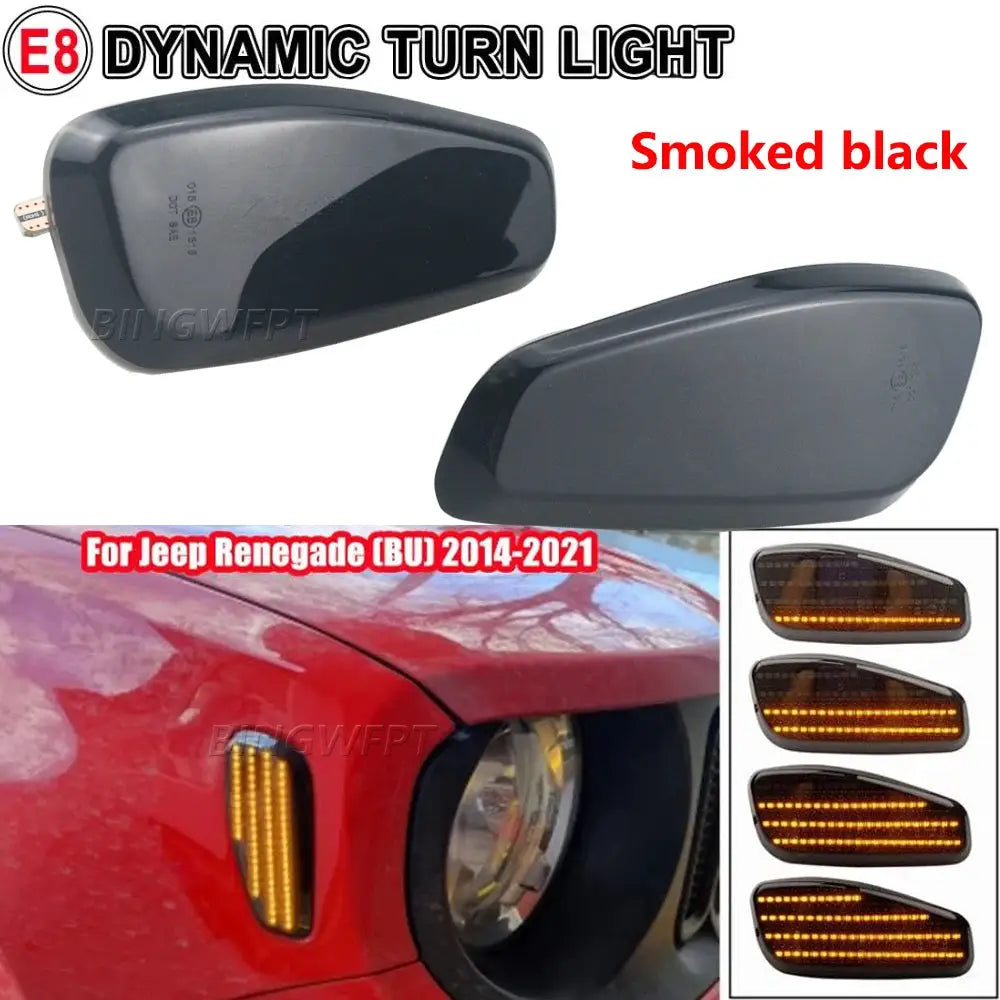 OEM: 68256049AA Turn Signal Side Marker LED Light For Jeep Renegade 2015-2022 High Quality Dynamic Blinker Indicator Lamp by InterCyprus Trading Ltd