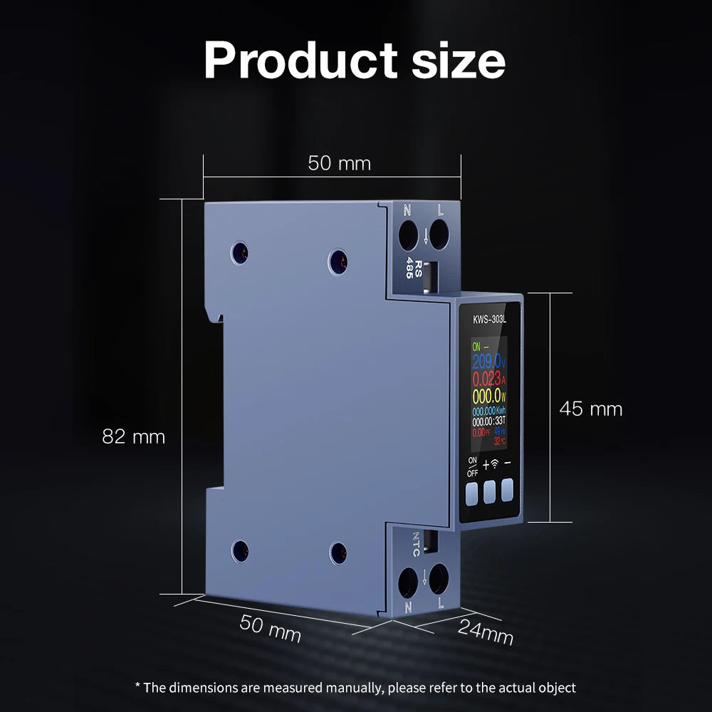 KWS-303 8 In1 Power Meter Smart Switch &ndash; Energy Metering