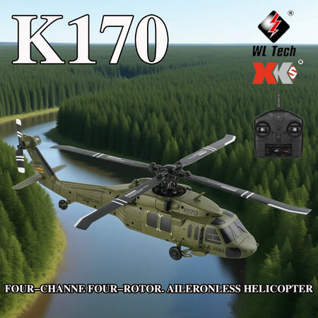 WLtoys K170 RC Helicopter &ndash; 6-Axis Gyroscope Stability