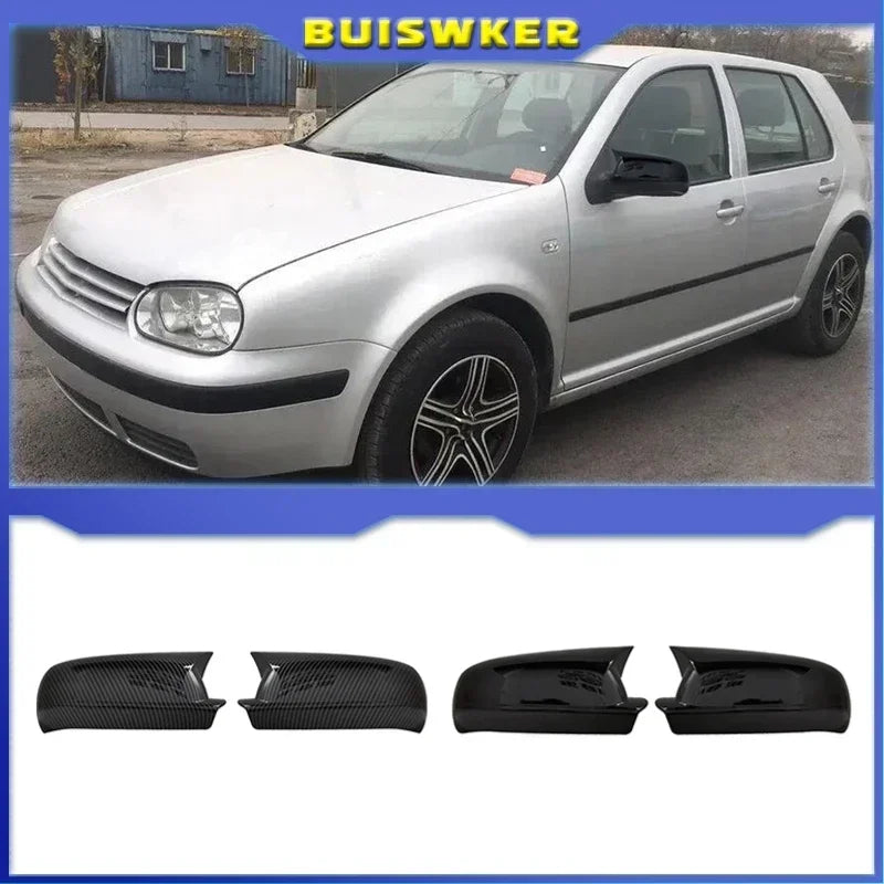 VW Golf 4 MK4 Veidrodžio Dangtelis Sparno Korpusas Kepurės Ragai Tinka