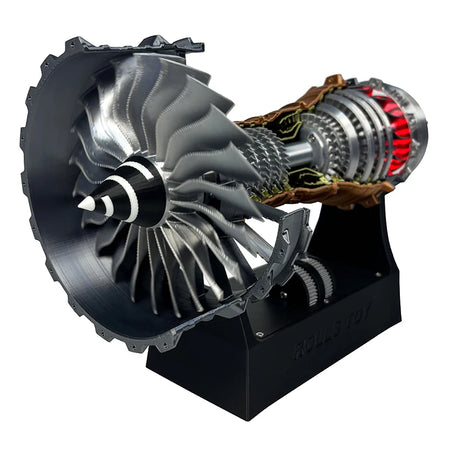 TR900 Turbofan Engine Model Kit - DIY Electric Simulation Toy for Science Enthusiasts