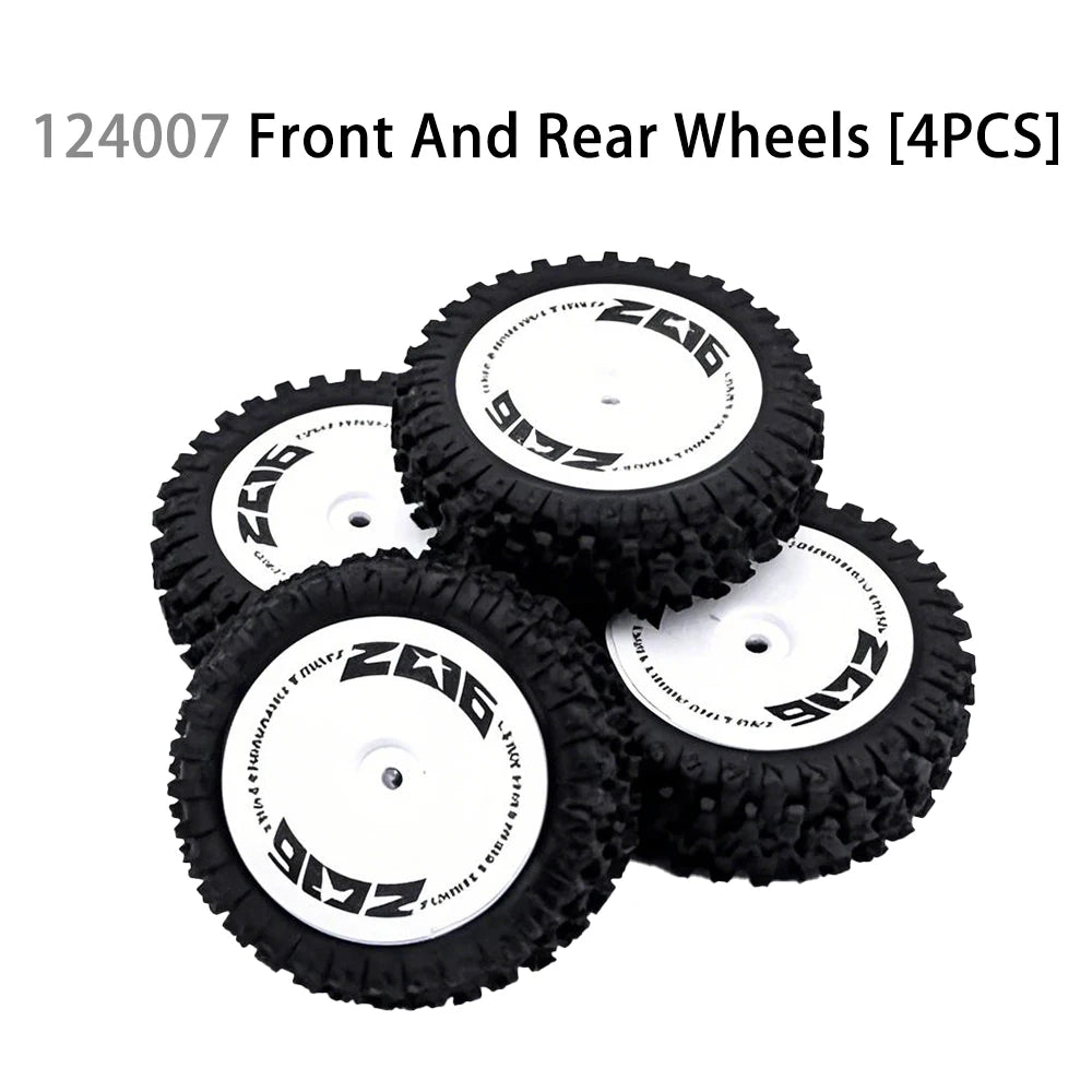WLtoys RC Car Wheels Original Tires &ndash; OEM Quality Fit 124007 Front Rear