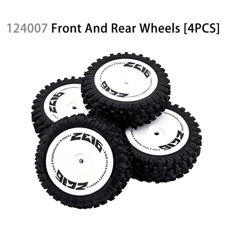 WLtoys RC Car Wheels Original Tires &ndash; OEM Quality Fit 124007 Front Rear