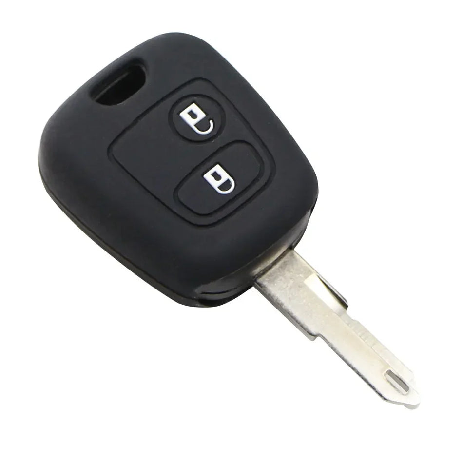 Peugeot 107 Sleutelhoes Siliconen Cover voor Autosleutel, Duurzame Beschermer