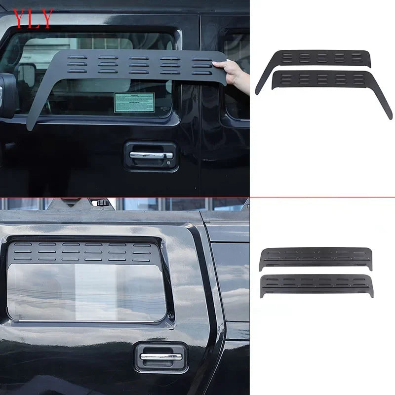 Hummer H2 Pannello Adesivo in Alluminio Nero per Persiane di Ventilazione