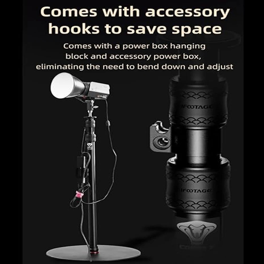 IFOOTAGE Cobra 2 RB A400 &ndash; Telescopic Round Base Monopod