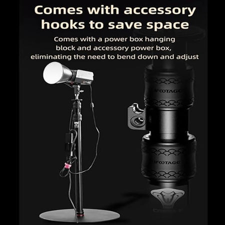 IFOOTAGE Cobra 2 RB A400 &ndash; Telescopic Round Base Monopod