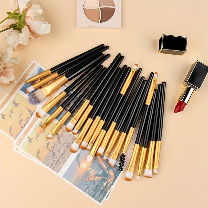 Portable 8/22/34Pcs Makeup Brush Set - Soft, Versatile Beauty Tool Kit