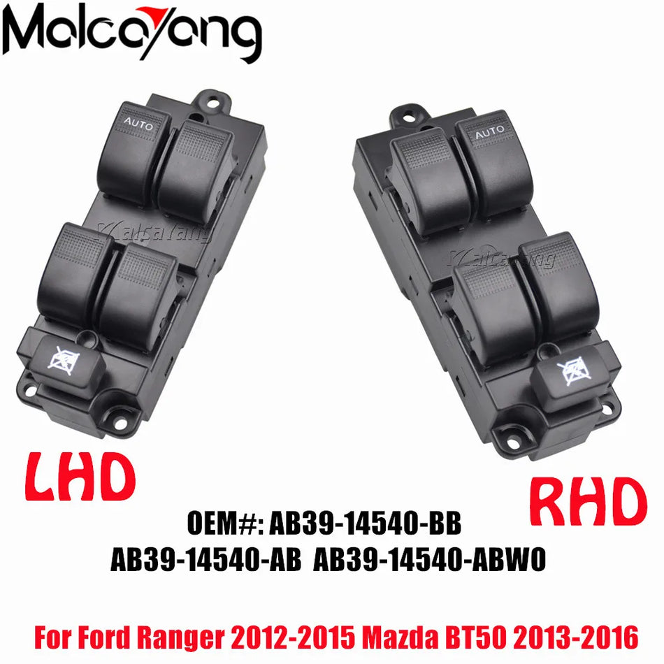 Ein-Tasten-Fensterheber-Schalter für Ford Ranger 2012-2015 Mazda BT50 2013-2016