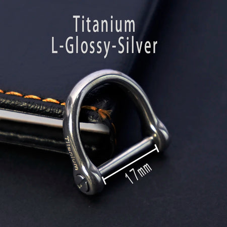 Luxury Titanium Keychain - Ultra Lightweight Carabiner for Men Titanium-L-L-S