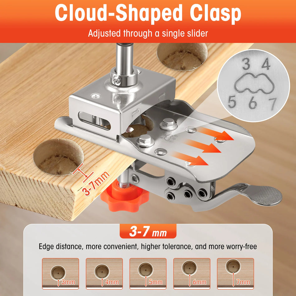 35mm eņģu urbšanas veidne ātrai rokasgrāmatai koka apstrādei