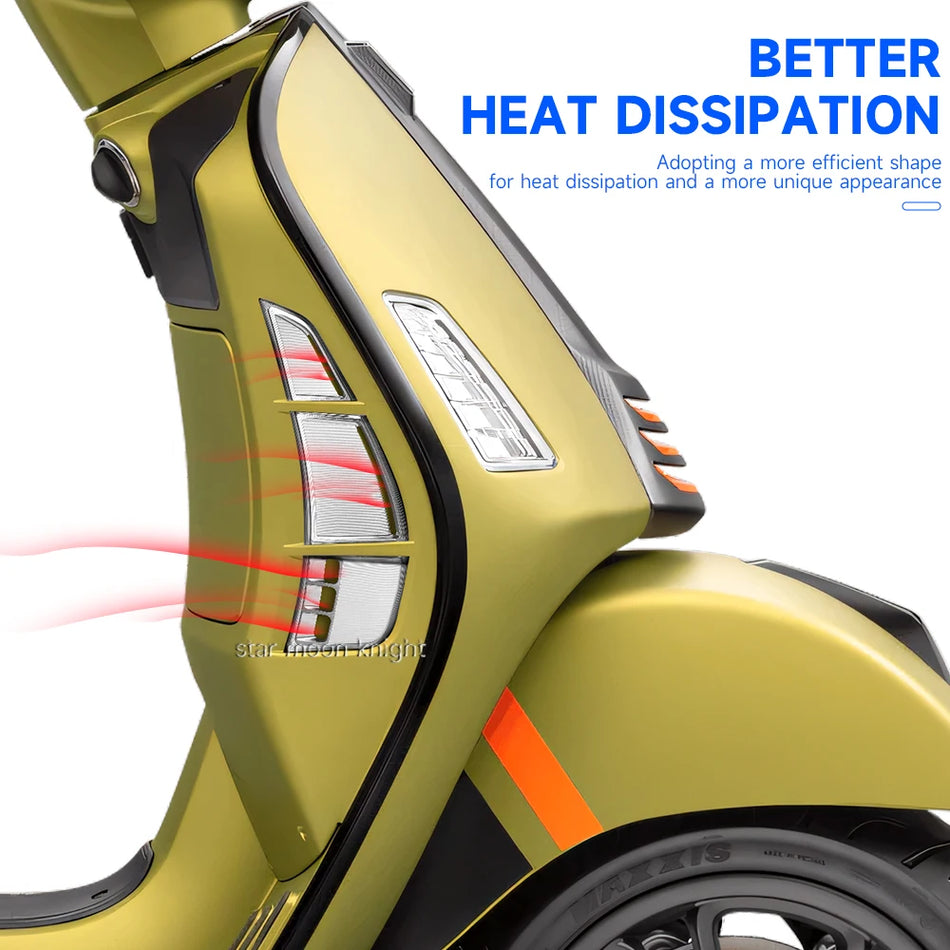 Vespa GTS 300 zaščita radiatorja rešetka za zrak, Fits GTS 125 Sei Giorni