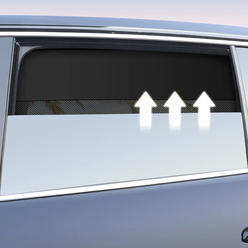Magnetic UV Blocking Side Window Sunshade Net Curtain