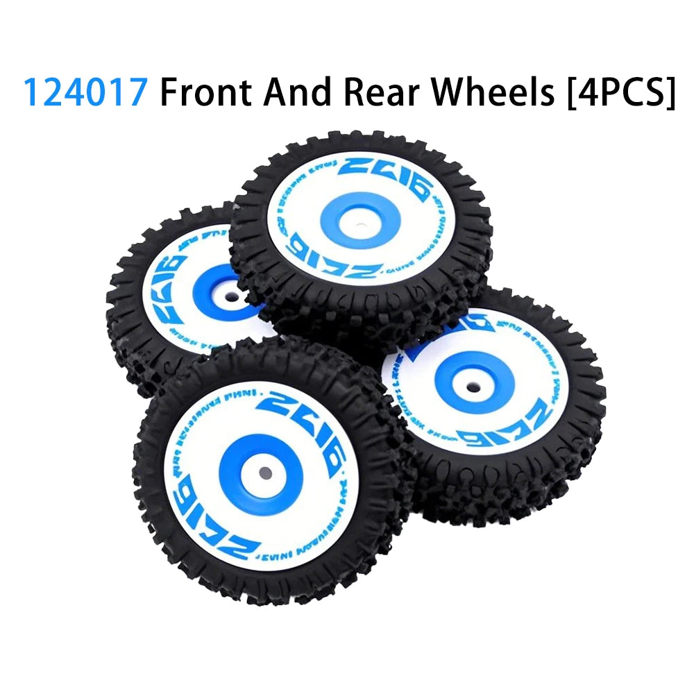 WLtoys RC Car Wheels Original Tires &ndash; OEM Quality Fit 124017 Front Rear