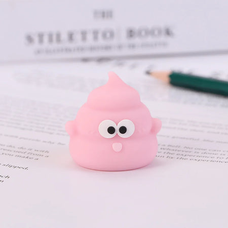 Cute Poop Pencil Sharpener for Elementary School Pink