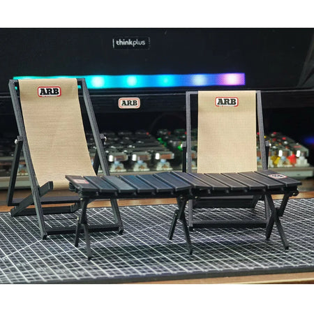 Simulated Camping Table Folding Chair Set &ndash; RC Car Decor