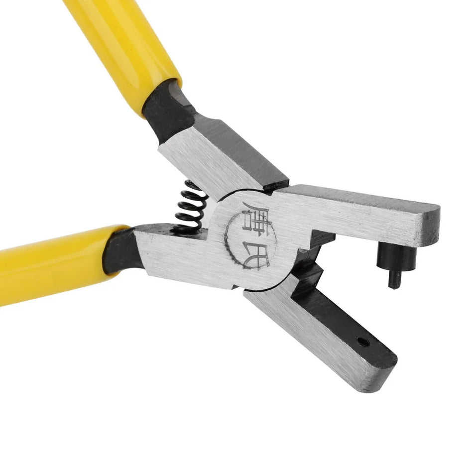 Инструмент для пробивания отверстий в кожаных ремешках с плоскогубцами для люверсов 2 мм, нержавеющая сталь