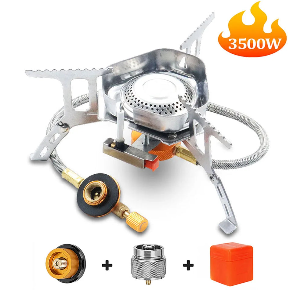 3500W Camping Gas Stove &ndash; Powerful Windproof Cooking Performance MULTI