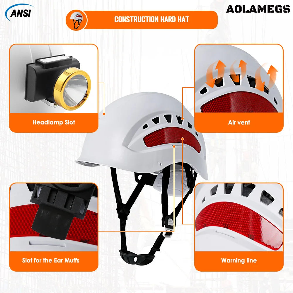 L4AQM2002 ABS Safety Helmet &ndash; Breathable Lightweight Design