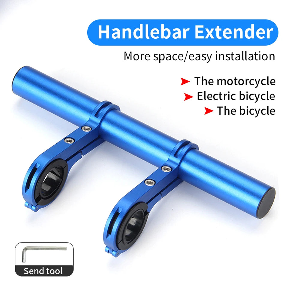 Choice 30mm Aluminum Handlebar Extender for Bikes, Riser Adapter, Light Mount