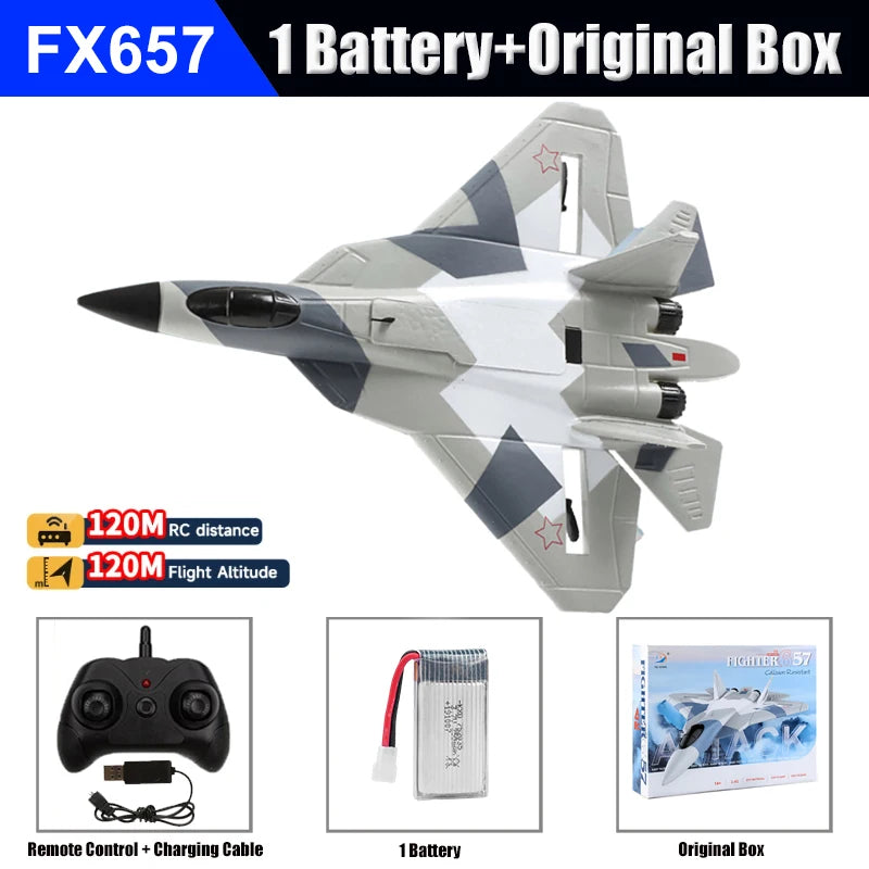 SU35 RC Plane F22 K500 MAX &ndash; Easy 2.4G Control Foam Glider SU57 FX657