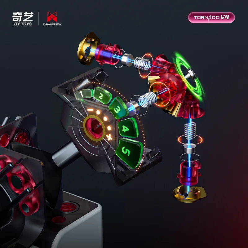 Qiyi X-Man Tornado V4M UV Magnetic Speed Cube &ndash; Magnetic