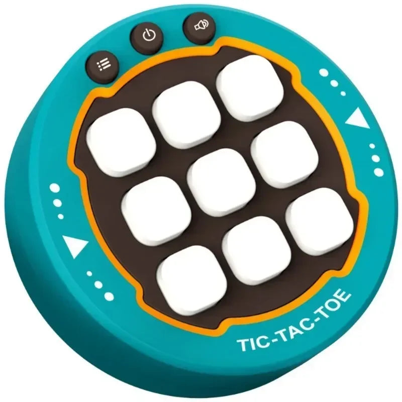 Portable Electronic Tic-Tac-Toe Game: Montessori Puzzle &amp; Chess Set for Kids and Adults