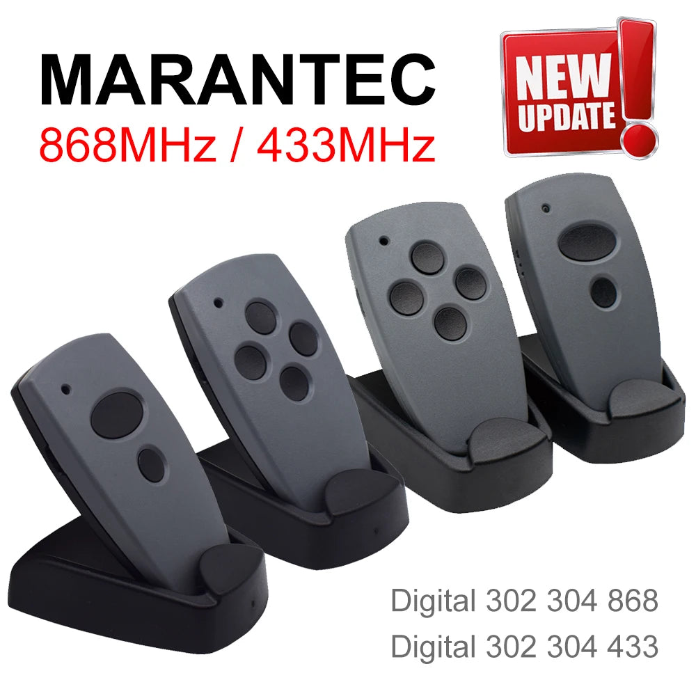 Marantec Garage Door Remote Control D302/D304 - 868MHz &amp; 433MHz Duplicator