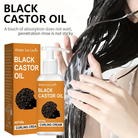 50 Black Castor Elastic Styling Cream &ndash; Moisturizing With Good Elasticity