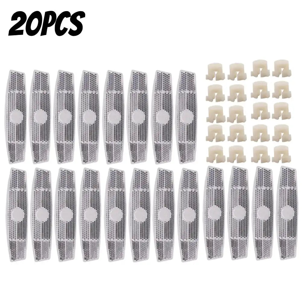 Fish Shaped Safety Spoke Reflectors For Bicycle Rim Light 20PCS