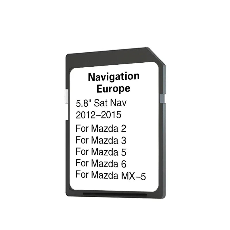 Mazda 3 2012-2015 SD Card Nav AVN1 &ndash; Europe Britain Maps
