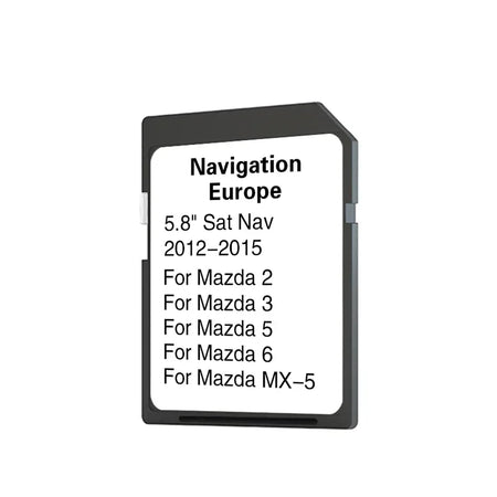 Mazda 3 2012-2015 SD Card Nav AVN1 &ndash; Europe Britain Maps