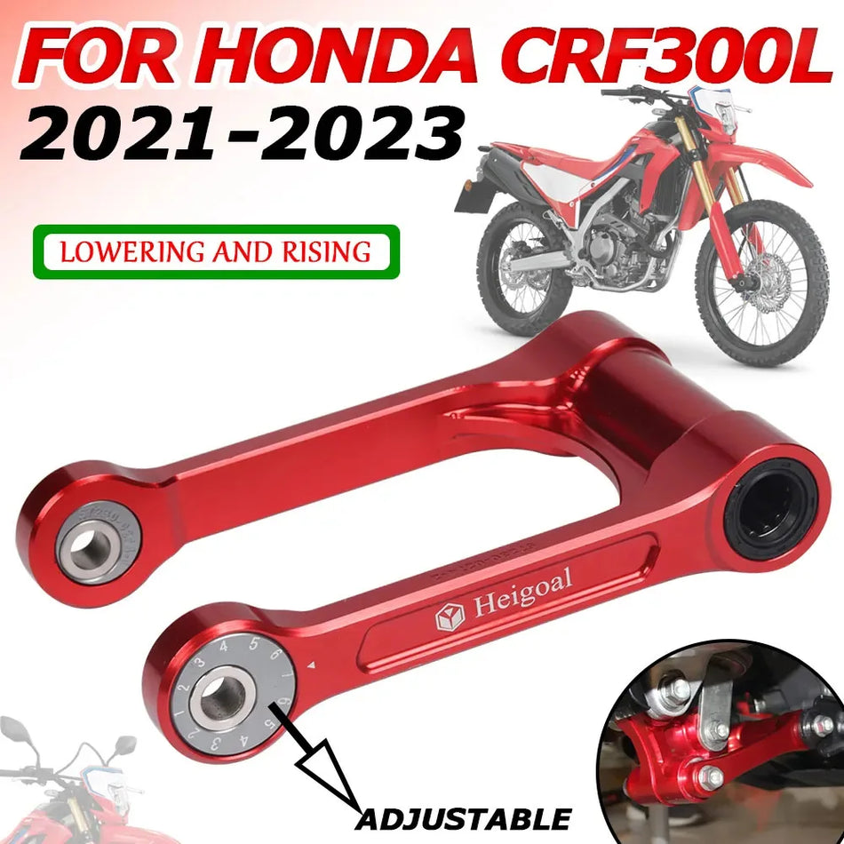 Honda CRF300L 2021-2023 Lowering Rising Links for Rear Suspension, Adjustable Ride Height