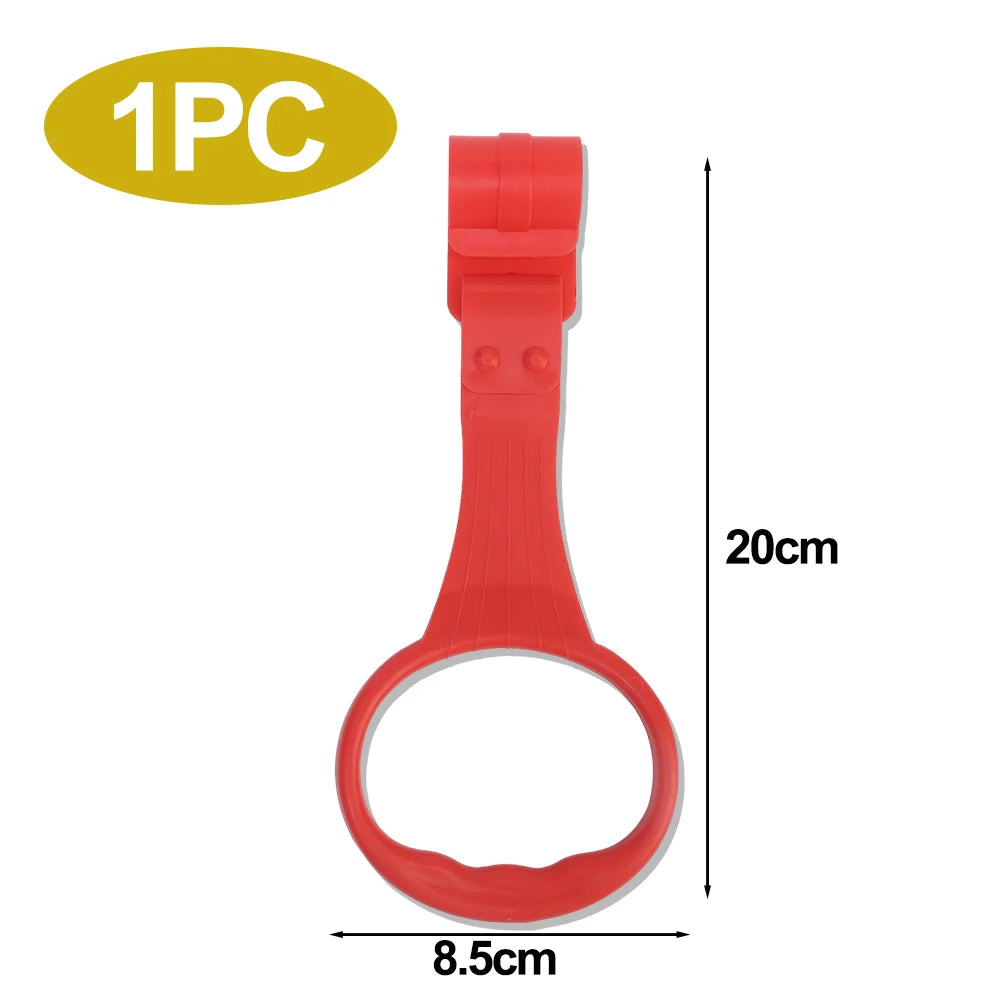 Children's Playpen Pull Ring for Crib - Baby Stand &amp; Toddler Arm Strength Aid red