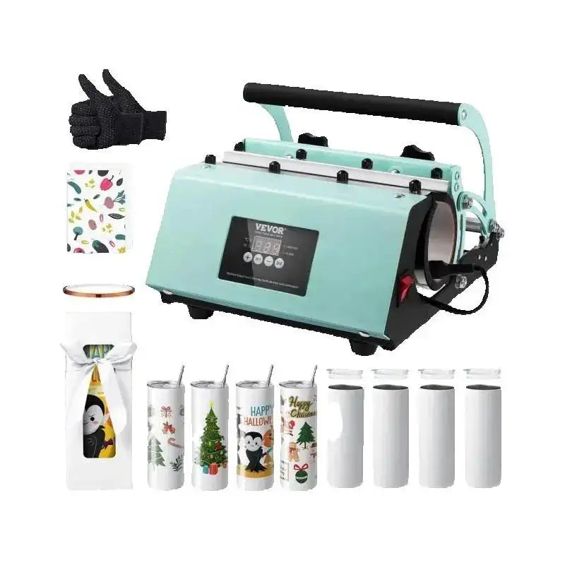 Tumbler Heat Press Machine &ndash; 8Pc 20Oz Tumbler Set