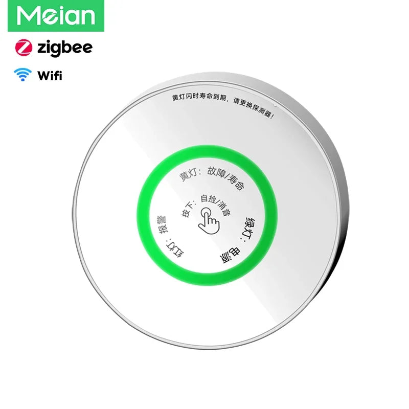 Meian-Zigbee Gas Leak Detector - Tuya Smart Life Compatible
