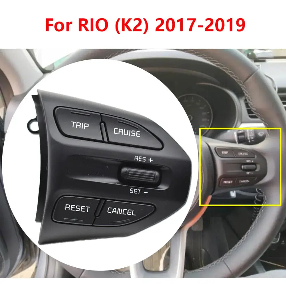 Steering Wheel Switch For KIA RIO 2016-2019 2020 For Rio 5 2017-2021 Right Side Cruise Control Buttons by InterCyprus Trading Ltd