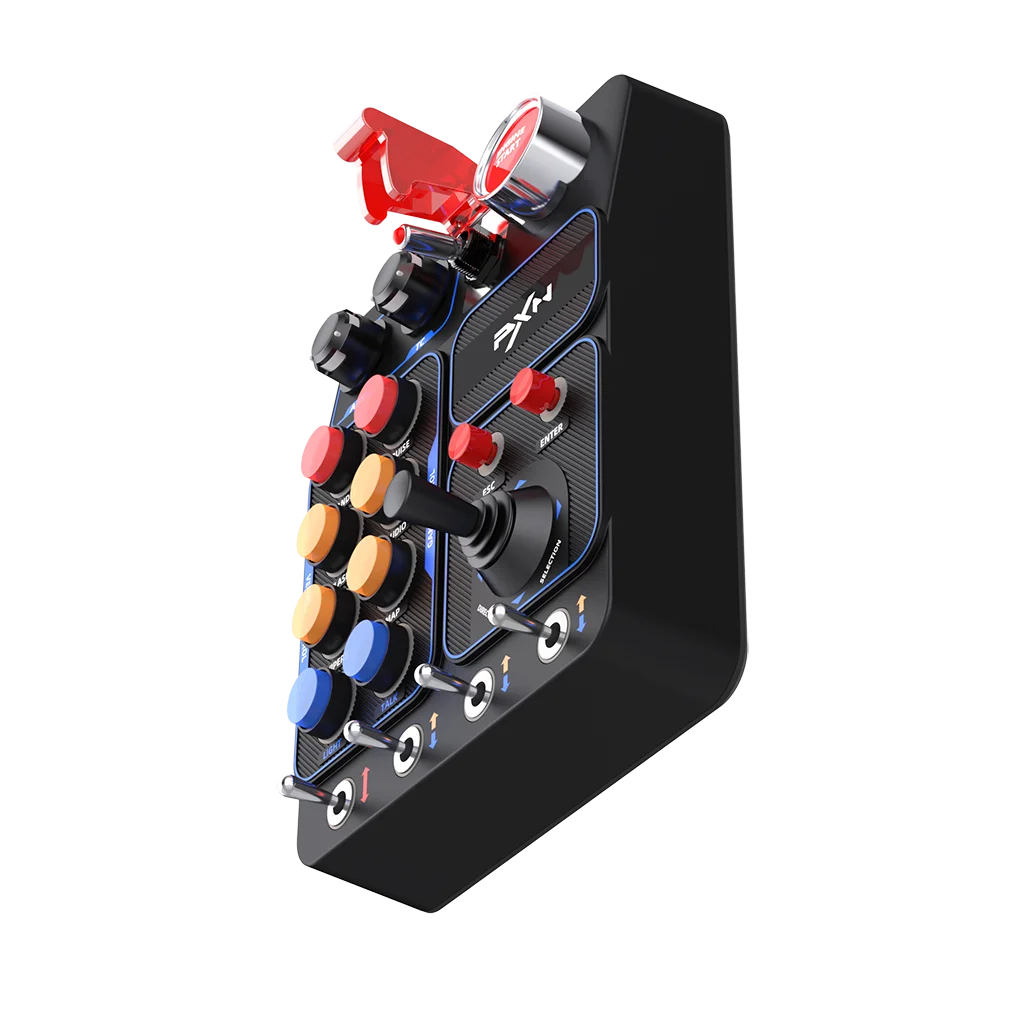 Simulator Control Box PXN Racing Simulator Control Box with RGB Lighting for PC Gaming ...