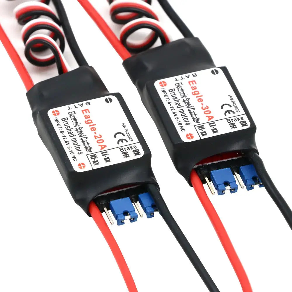 Rc 20A 30A 2-3S 1A/5V BEC Brushed ESC Speed Controller For RC Airplane Plane 370 380 390 280 270 Model Toys by InterCyprus Trading Ltd