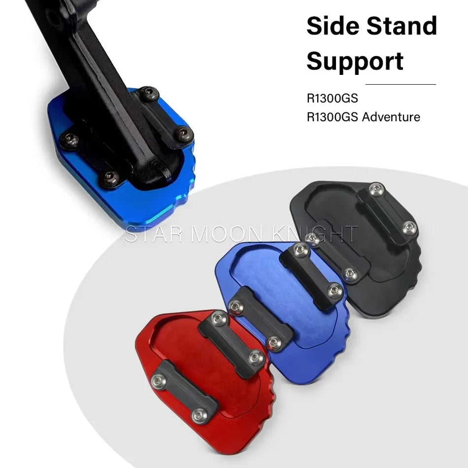 Extensão de Aumento para Apoio de Descanso Lateral e Base de Suporte para BMW R 1300 GS Adventure e R 1300 GS Stand