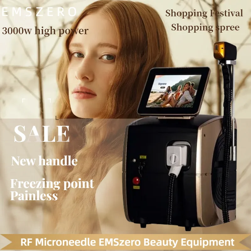 Triple Wavelength Diode NdYAG Laser Bærbar Hårfjerning