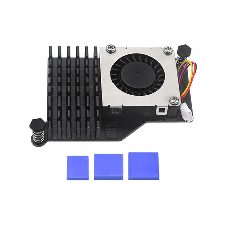 Raspberry Pi 5 Active Cooler &ndash; PWM Speed Adjustable Fan with Aluminum Heatsink Black