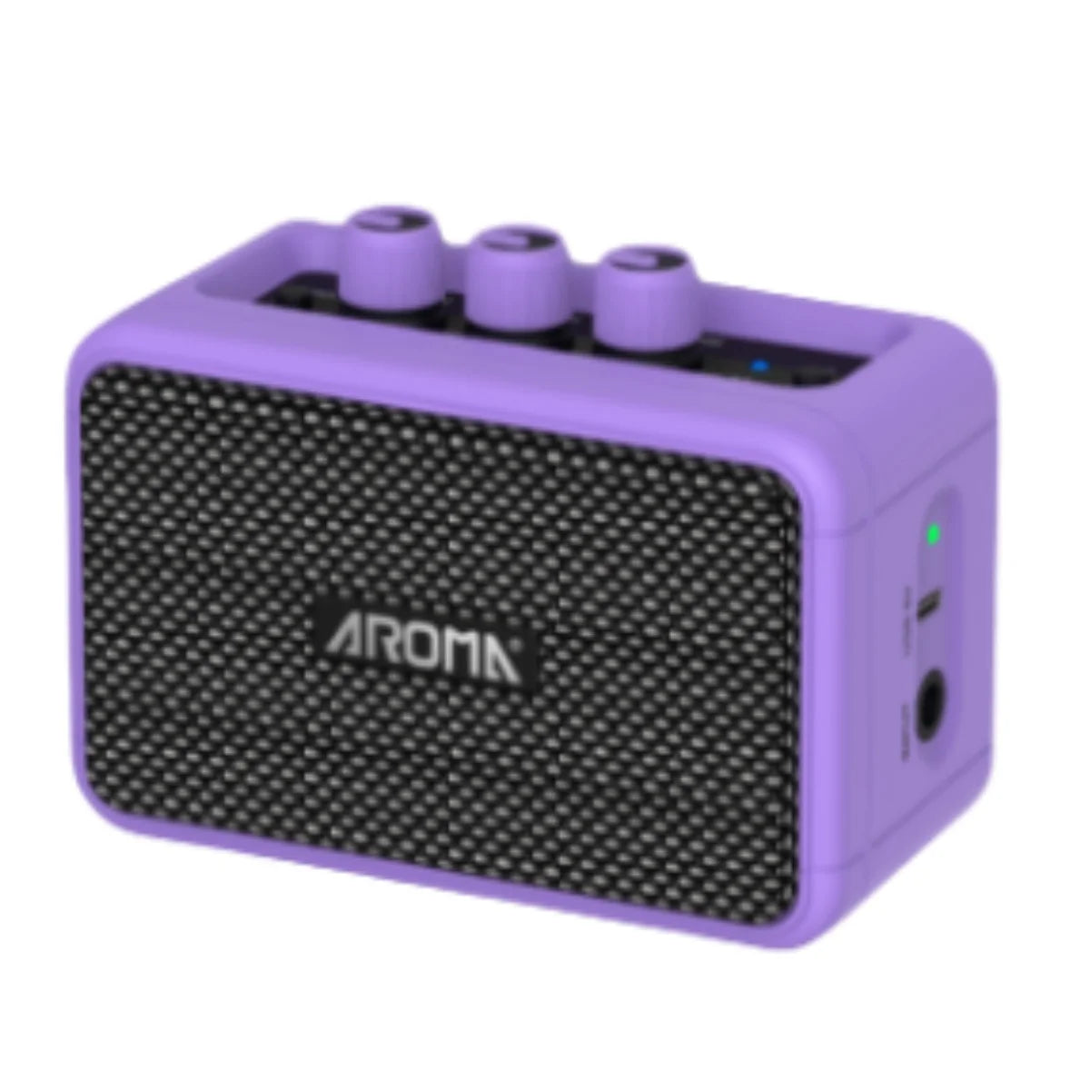 Aroma AG-04 Guitar Amp &ndash; Rechargeable Wireless Mini Amp AG-04 Purple