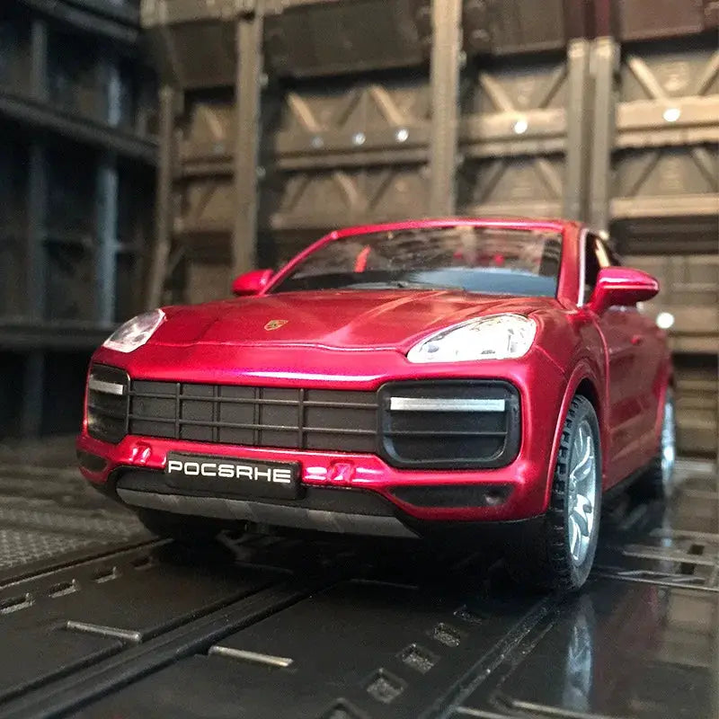 Diecast Alloy Car Model 1:32 Scale With Sound Light For Porsche Cayenne Turbo by InterCyprus Trading Ltd